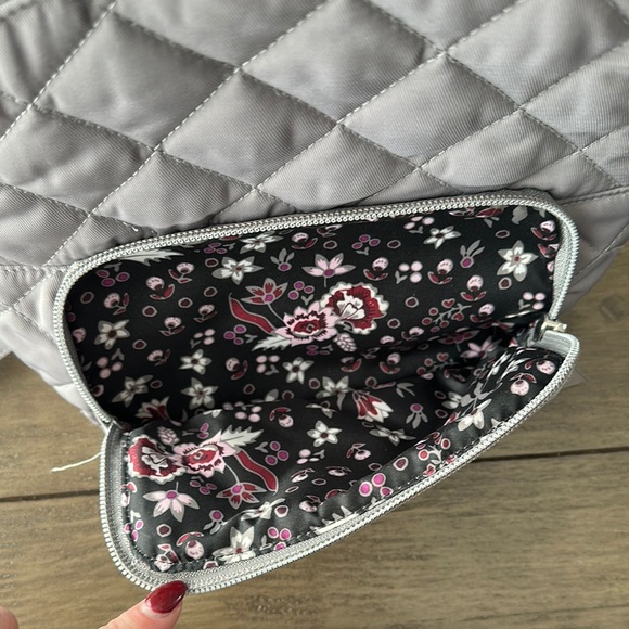 Vera Bradley Gray Quilted Backpack main image 6